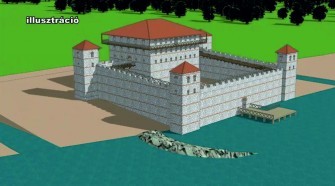 Római kori erőd tornyát tárták fel Környén