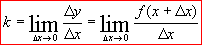 Ez az ún. DIFFERENCIÁLHÁNYADOS vagy másnéven az f függvény deriváltja.