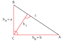 Derékszögű háromszög magasságpont