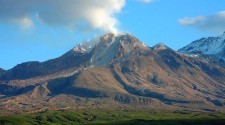 A Sivelucs vulkán újra aktív Kamcsatkán