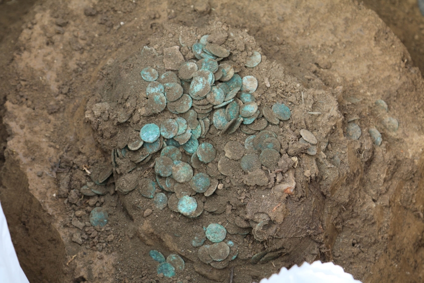 Jelentős római kori pénzlelet-együttes Dél-Baranyában