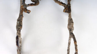 Ritka, római kori összecsukható vasszék került elő Baranyában