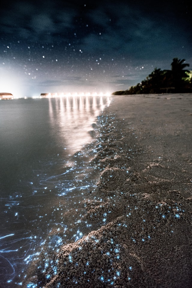 A Maldív-szigetek kéken világító homokpartja csodálatos élményt nyújt