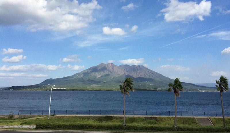 Sakurajima - Müografikus-képalkotás segíti a geográfusokat