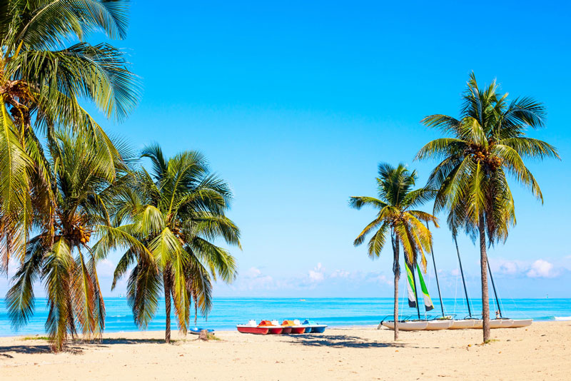 A legnépszerűbb strandok közé tartozik a Varadero strand, méghozzá jó okkal.